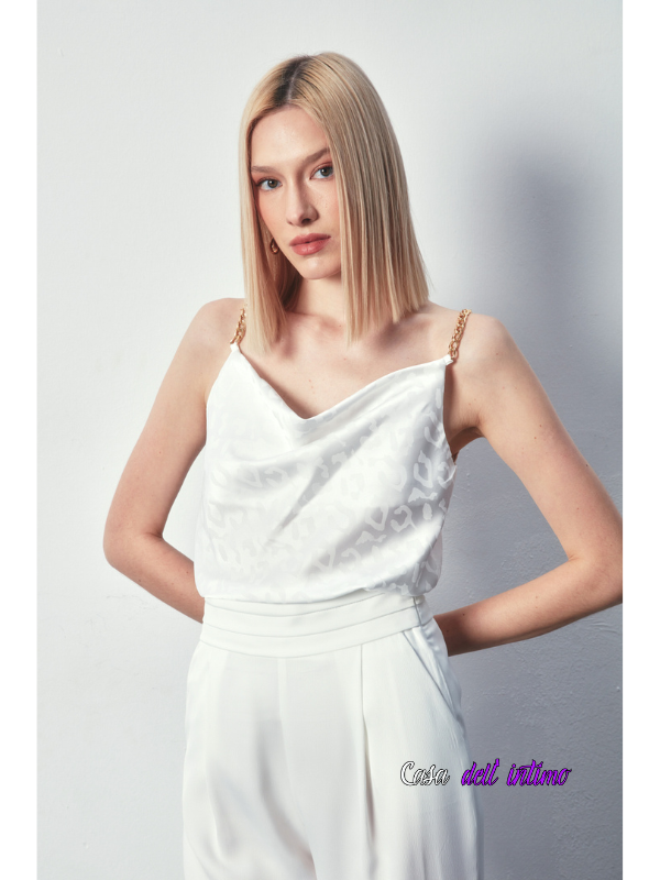 ELEGANTNA MAJICA BLUZA SATEEN CASA DELL INTIMO VELUR PANCEVO BELA (3)