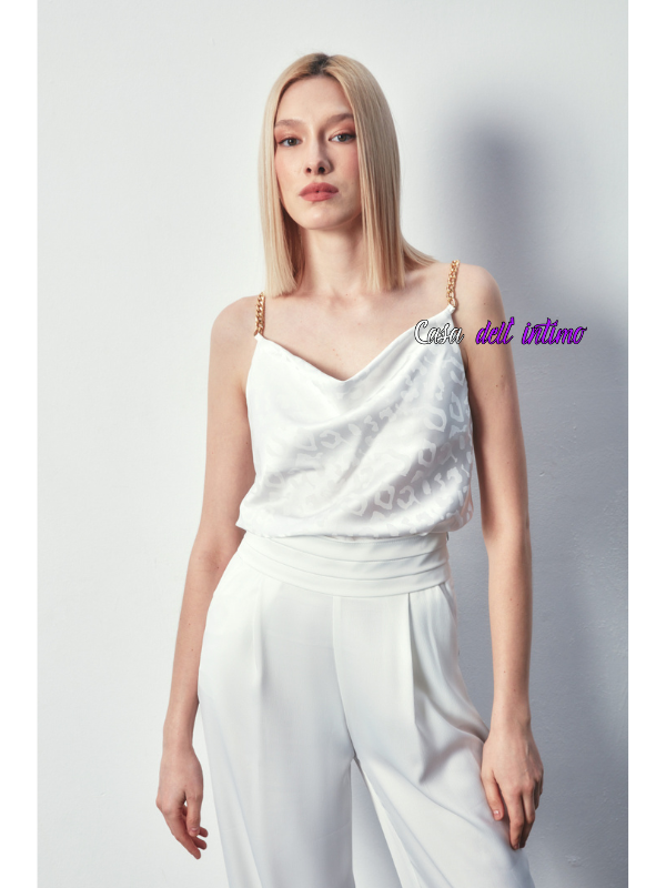 ELEGANTNA MAJICA BLUZA SATEEN CASA DELL INTIMO VELUR PANCEVO BELA (5)