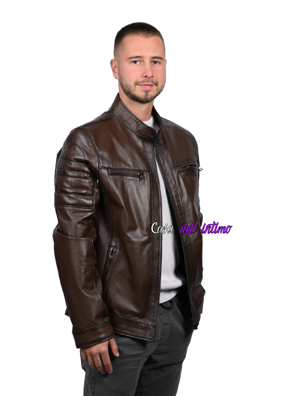 MUsKA KOzNA JAKNA 11138MJ2 BRAON