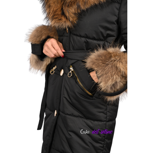 PARKA SA KRZNOM 18295P4 CRNA (2)