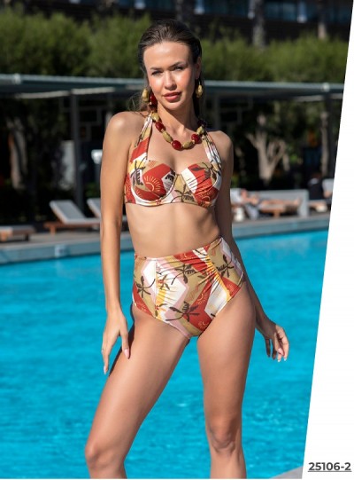 ŽENSKI KUPAĆI KOSTIM 2025 25106-2 ČVRSTA KORPA SA ŽICOM