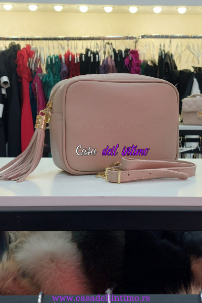 ŽENSKA KOŽNA TORBICA 231302 PUDER ROZE