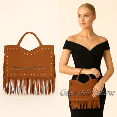 ŽENSKA KOŽNA TORBA 11860 BRAON